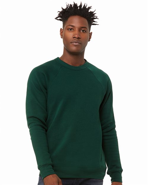Bella + Canvas Sponge Fleece Raglan Crewneck