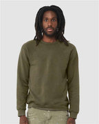 Bella + Canvas Sponge Fleece Raglan Crewneck