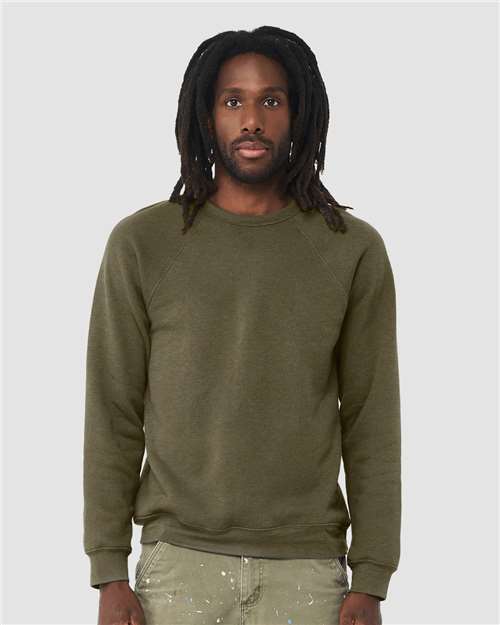Bella + Canvas Sponge Fleece Raglan Crewneck