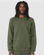 Bella + Canvas Sponge Fleece Raglan Crewneck