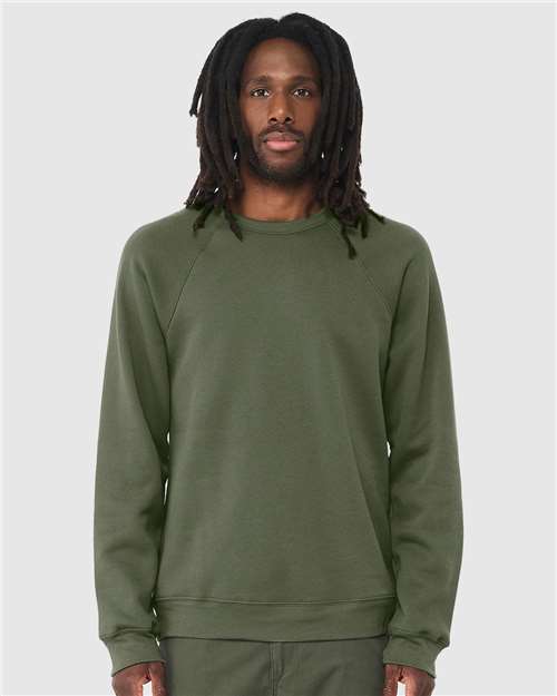 Bella + Canvas Sponge Fleece Raglan Crewneck
