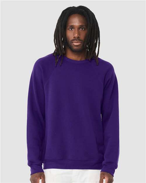 Bella + Canvas Sponge Fleece Raglan Crewneck