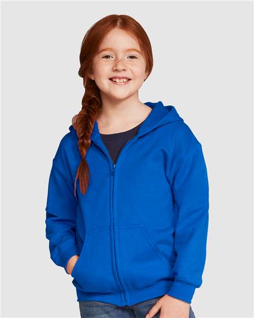 Gildan Youth Heavy Blend Full-Zip Hoodie