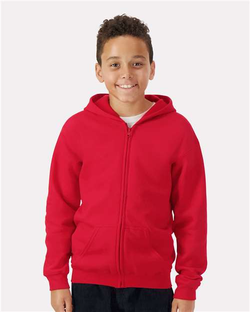 Gildan Youth Heavy Blend Full-Zip Hoodie