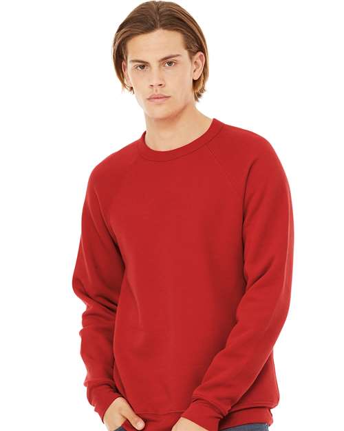 Bella + Canvas Sponge Fleece Raglan Crewneck