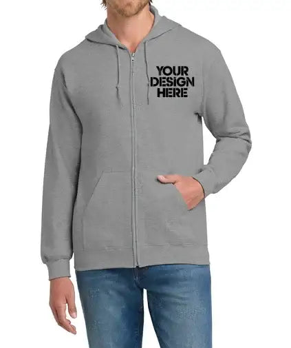 Budget Unisex Zip Up Hoodie