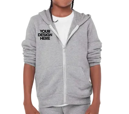 Premium Youth Zip Up Hoodie