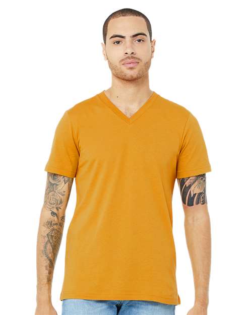 Bella + Canvas Jersey V-Neck Tee