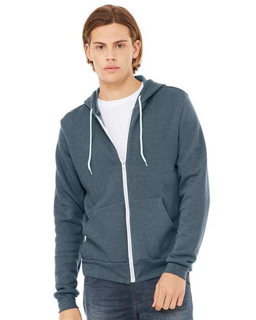 Bella + Canvas Sponge Fleece Full-Zip Hoodie