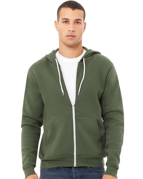 Bella + Canvas Sponge Fleece Full-Zip Hoodie