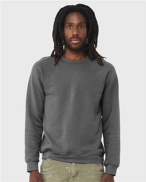 Bella + Canvas Sponge Fleece Raglan Crewneck