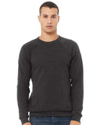 Bella + Canvas Sponge Fleece Raglan Crewneck