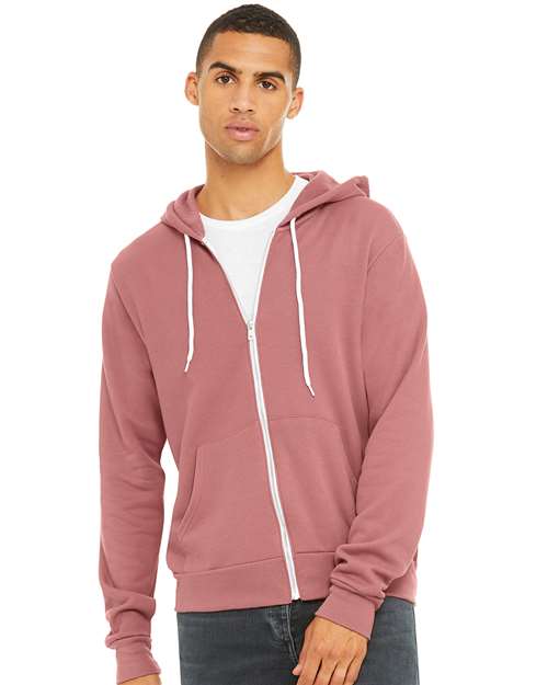 Bella + Canvas Sponge Fleece Full-Zip Hoodie