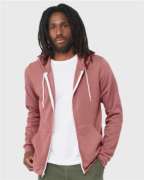 Bella + Canvas Sponge Fleece Full-Zip Hoodie