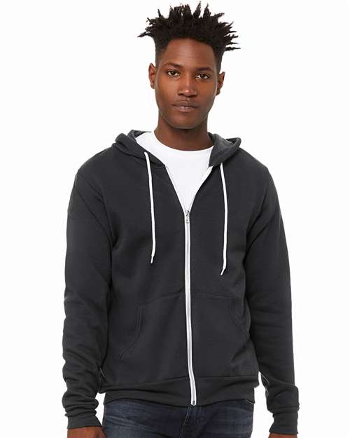 Bella + Canvas Sponge Fleece Full-Zip Hoodie