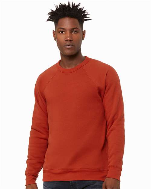 Bella + Canvas Sponge Fleece Raglan Crewneck