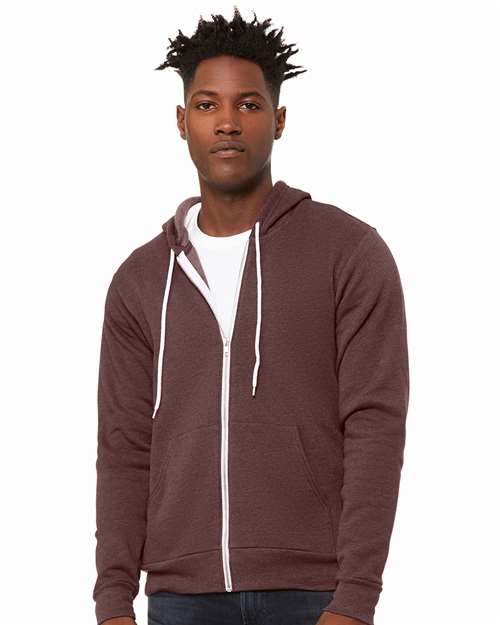 Bella + Canvas Sponge Fleece Full-Zip Hoodie