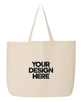 Jumbo Cotton Canvas Tote Bag