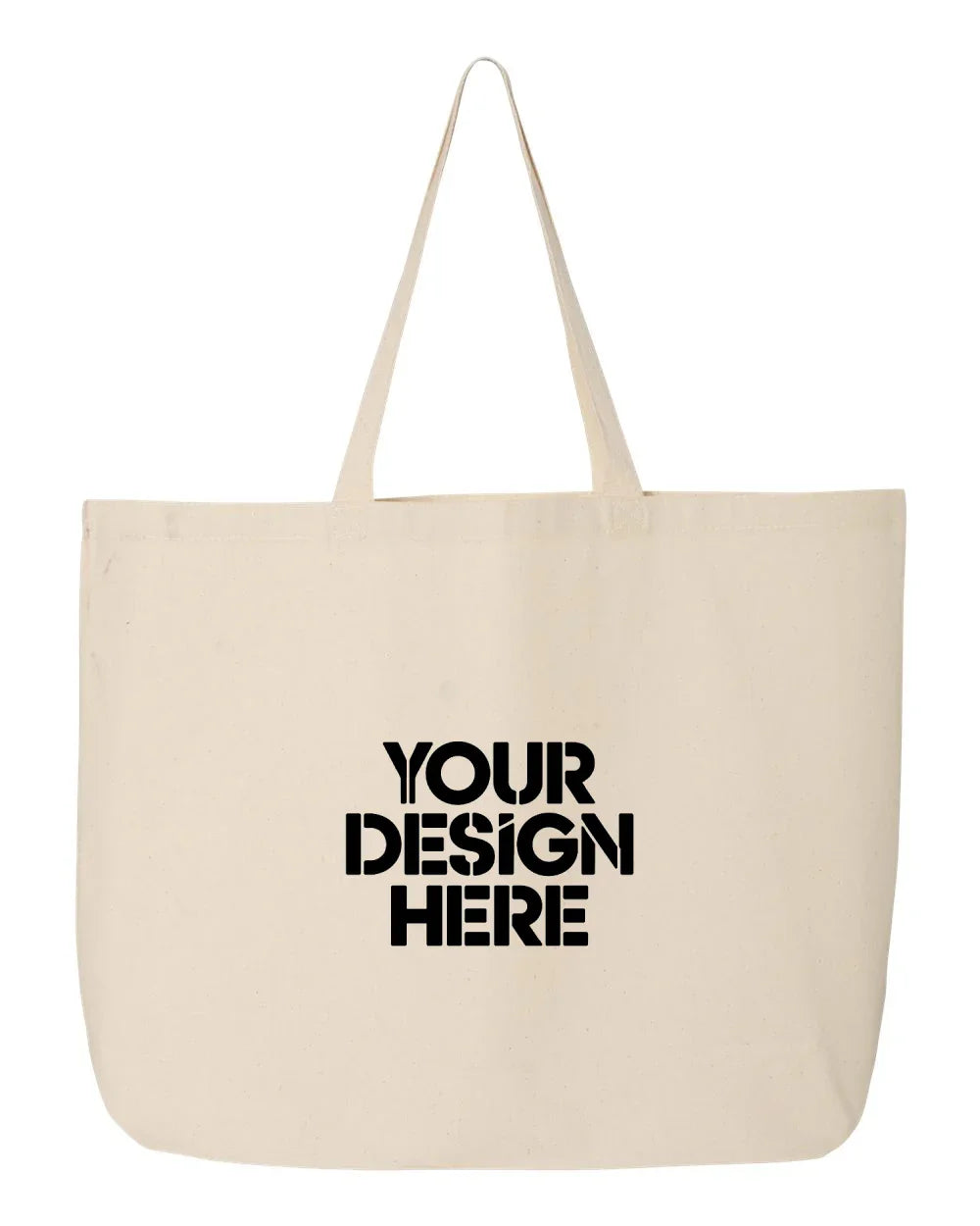 Jumbo Cotton Canvas Tote Bag