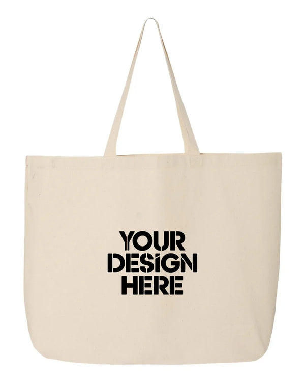 Jumbo Cotton Canvas Tote Bag