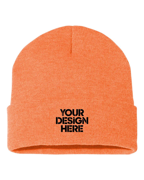 Sportsman 12" Solid Knit Beanie