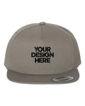 Adult 5-Panel Cotton Twill Snapback Cap