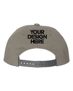 Adult 5-Panel Cotton Twill Snapback Cap