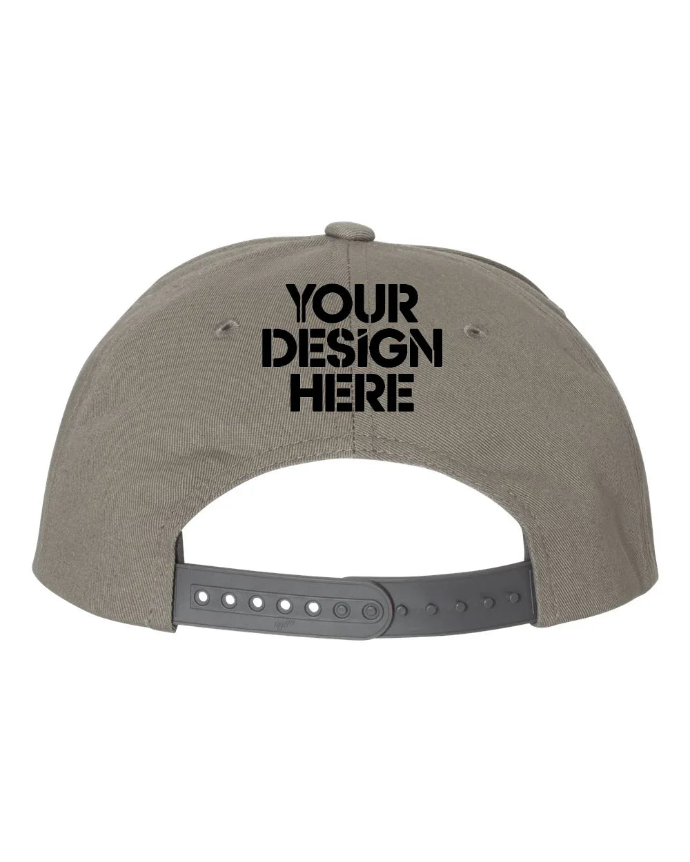 Adult 5-Panel Cotton Twill Snapback Cap