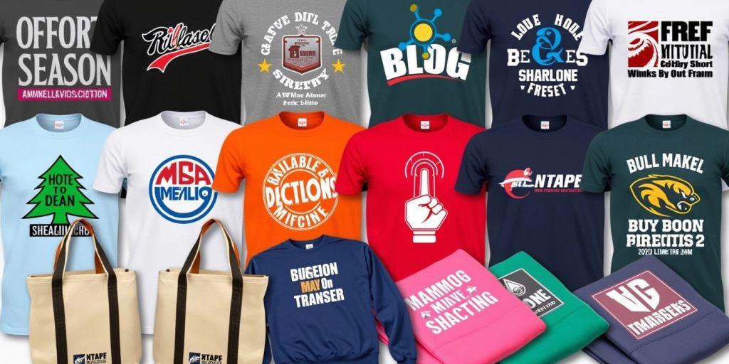 Garments showing DTF transfers working on any color or type.