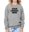 Premium Youth Sponge Fleece Crewneck Sweatshirt