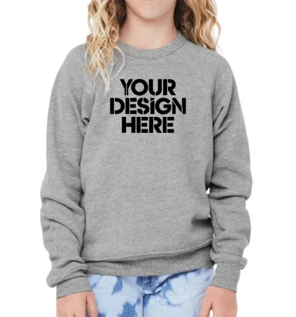 Premium Youth Sponge Fleece Crewneck Sweatshirt
